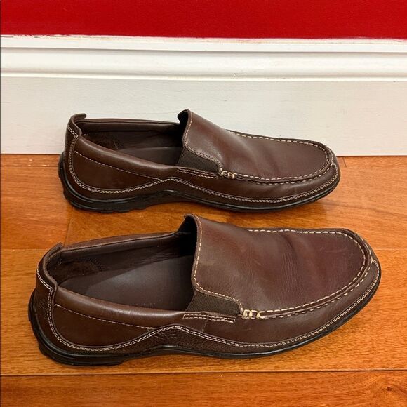 Cole Haan Men\'s‎ Tucker Venetian Slip on loafers in Brown Leather size 8.5M